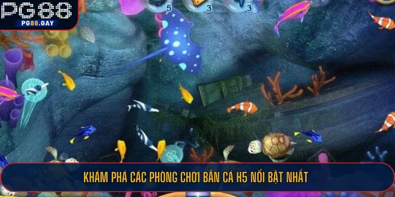 Khám phá các phòng chơi bắn cá H5 nổi bật nhất